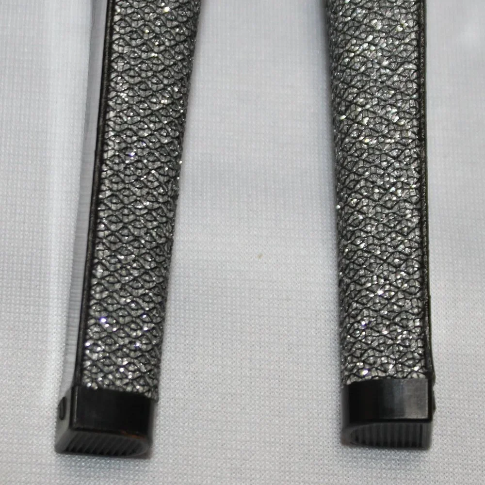 Adrianna Papell Boutique Silver Sparkle Platforms